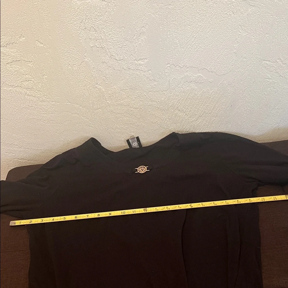 Anne Klein Black Long Sleeve Top - Picture 4 of 8